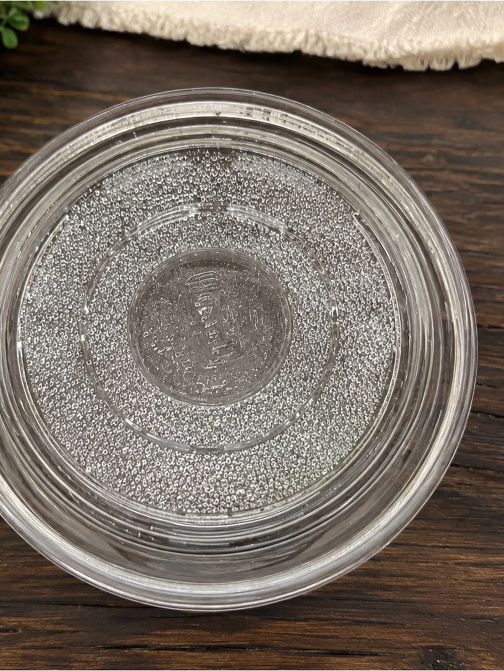 Libbey USA 250 Clear Glass Round Baking Dish 10” Vintage Casserole Pie Baker